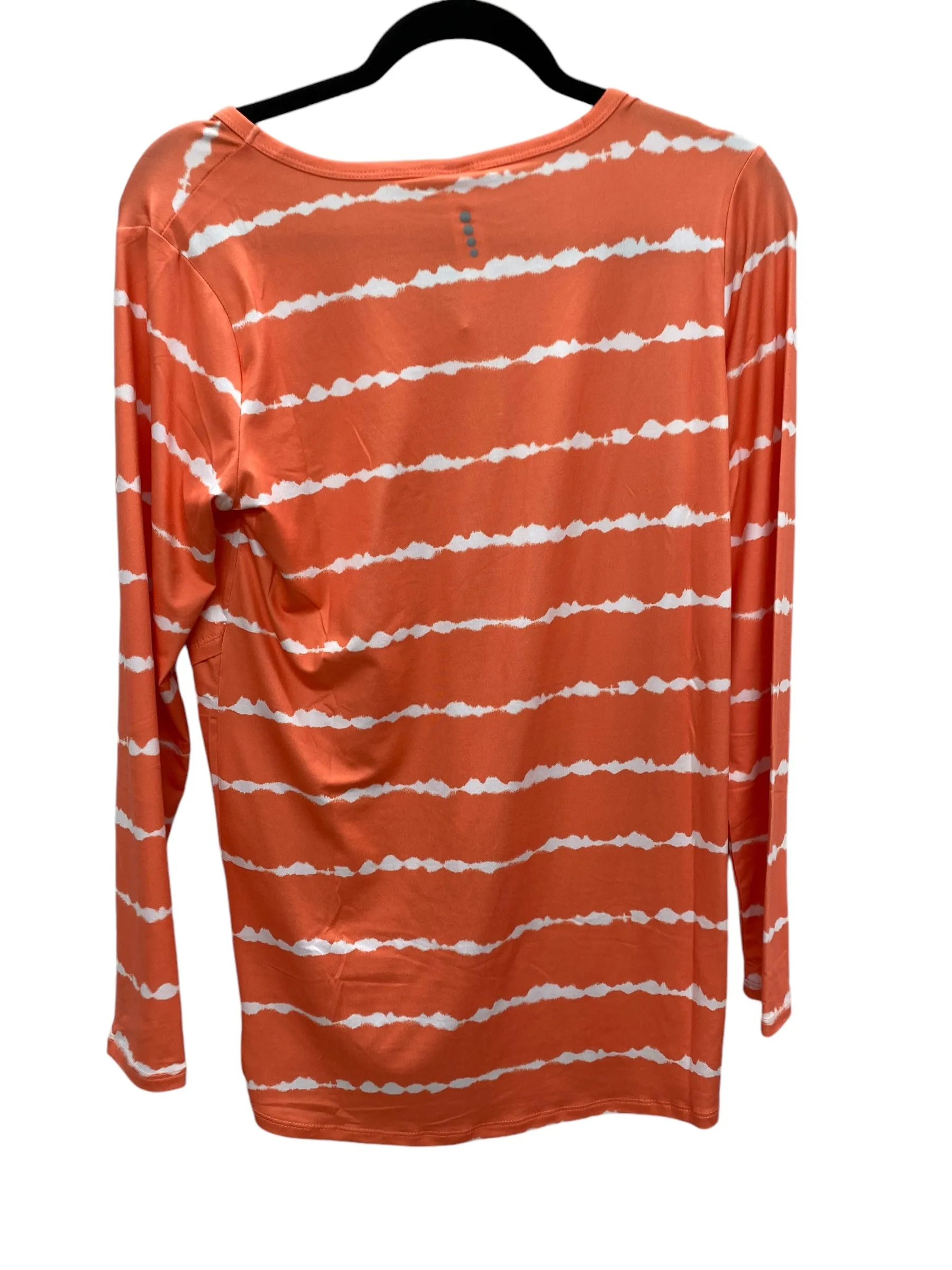 Athletic Top Long Sleeve Crewneck By Clothes Mentor In Orange, Size: Xs