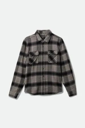 Bowery L/S Flannel - Black/Light Grey/Charcoal