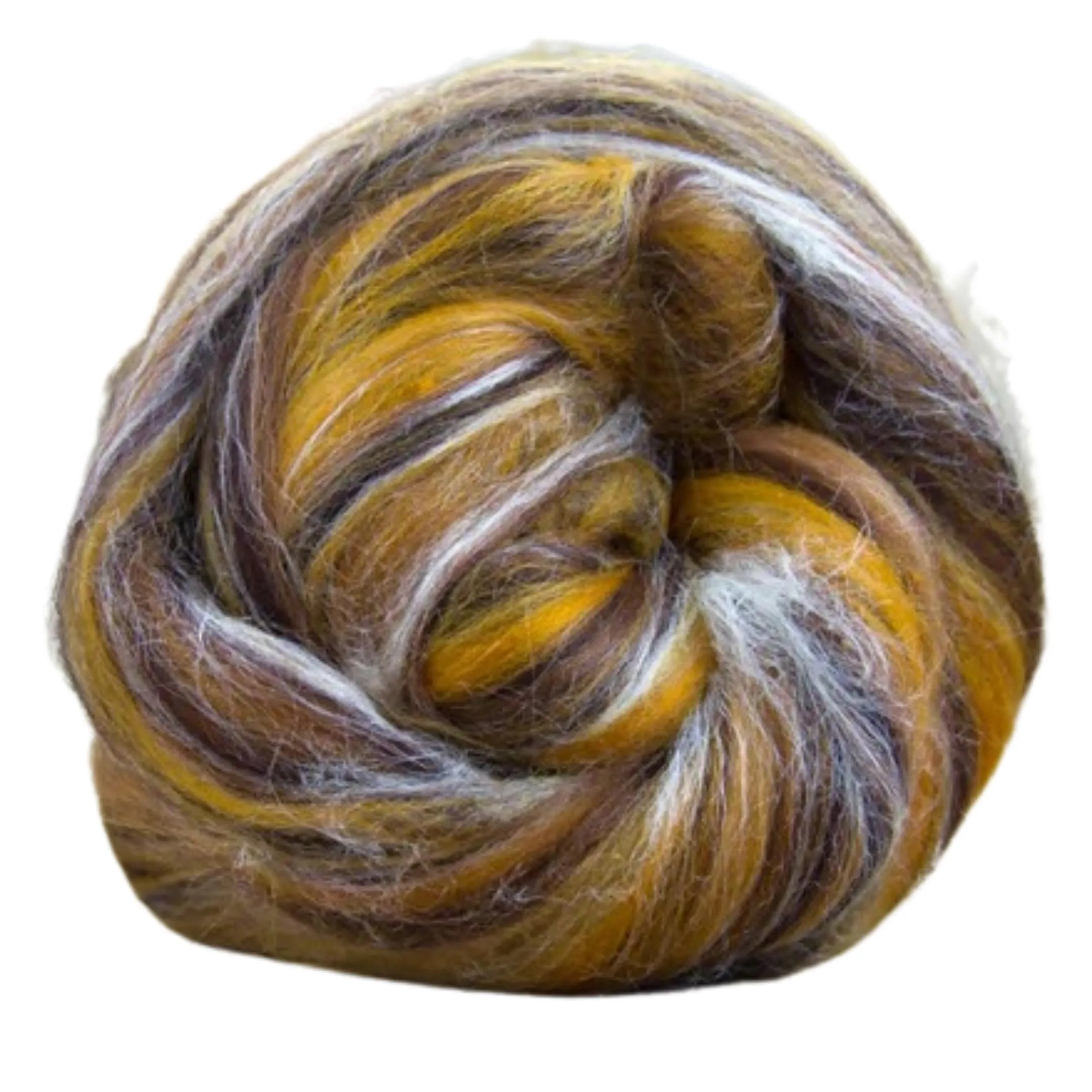 Constellation Range Roving (8 Ounces) | Tonal Blend of 70% Dyed Merino and 30% Fine Tussah Silk, 21 Micron