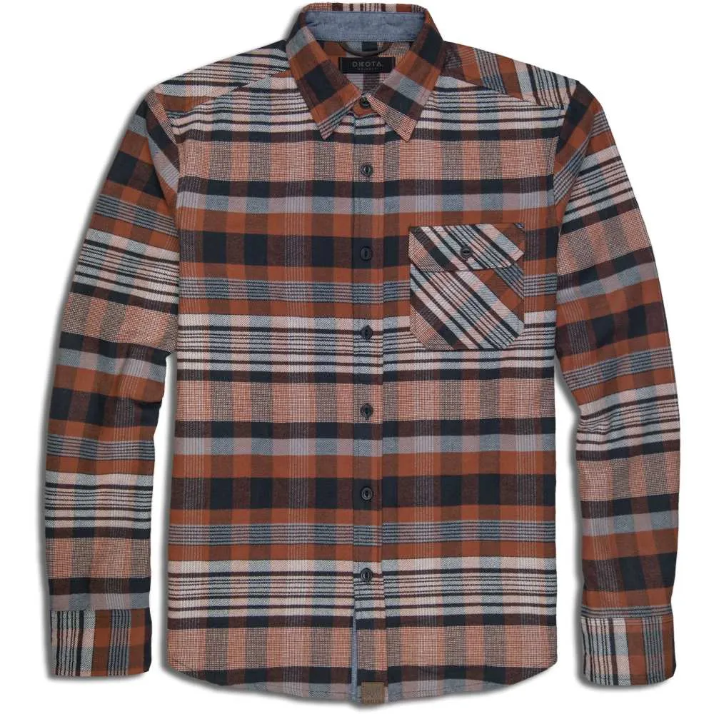 Dakota Grizzly Men's Brock Long Sleeve Flannel Shirt