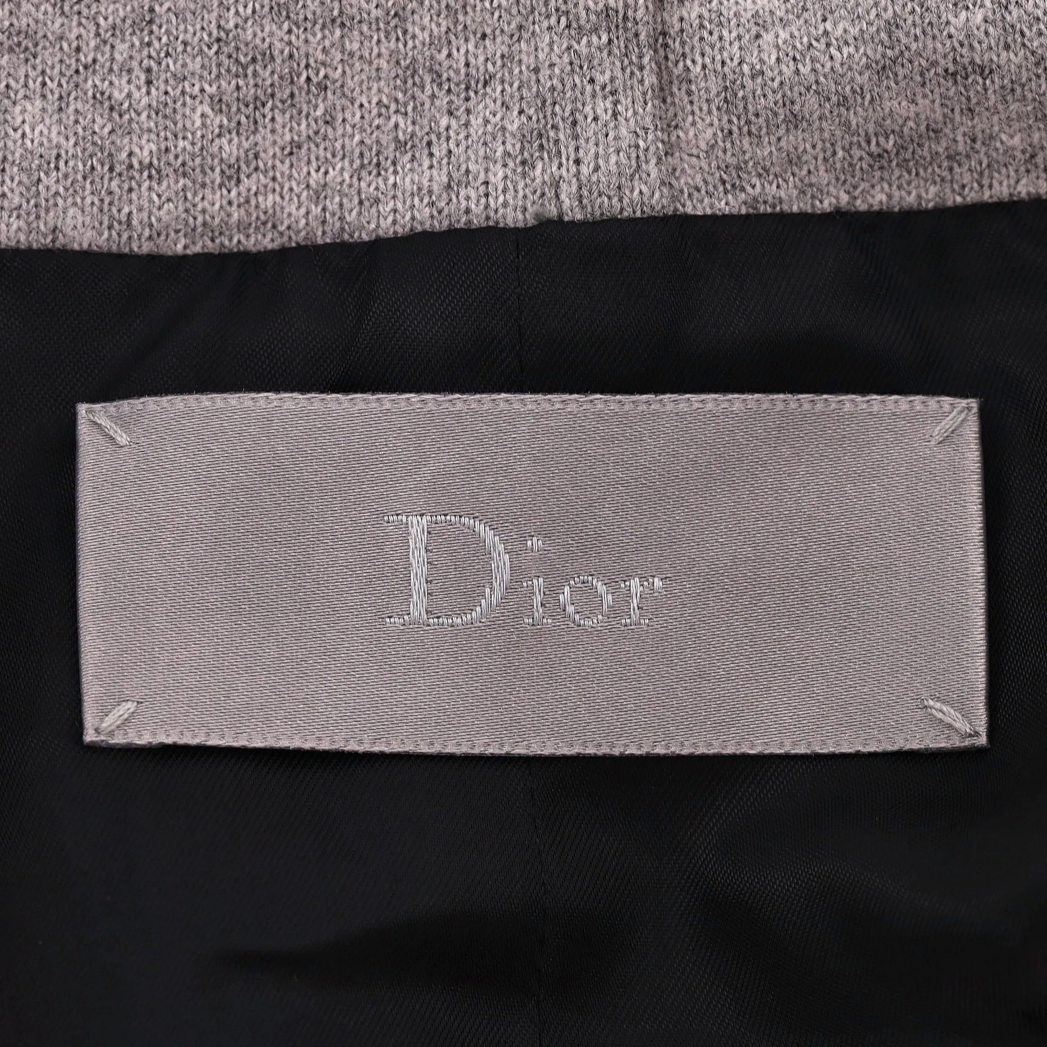 Dior Homme Virgin Wool Hooded Waistcoat. Size 46IT