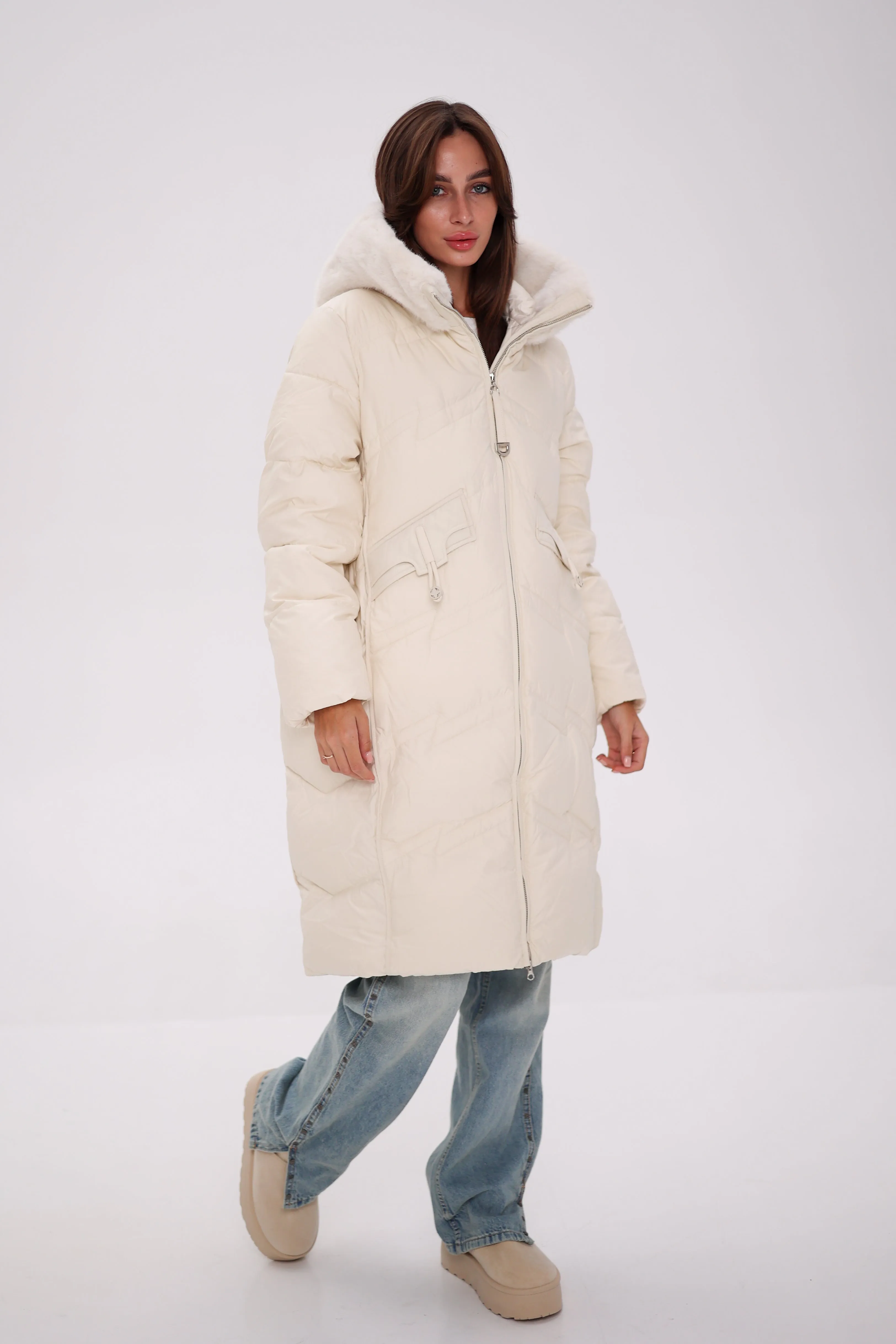 EverChill Faux Fur Hood Thinsulate™ Coat