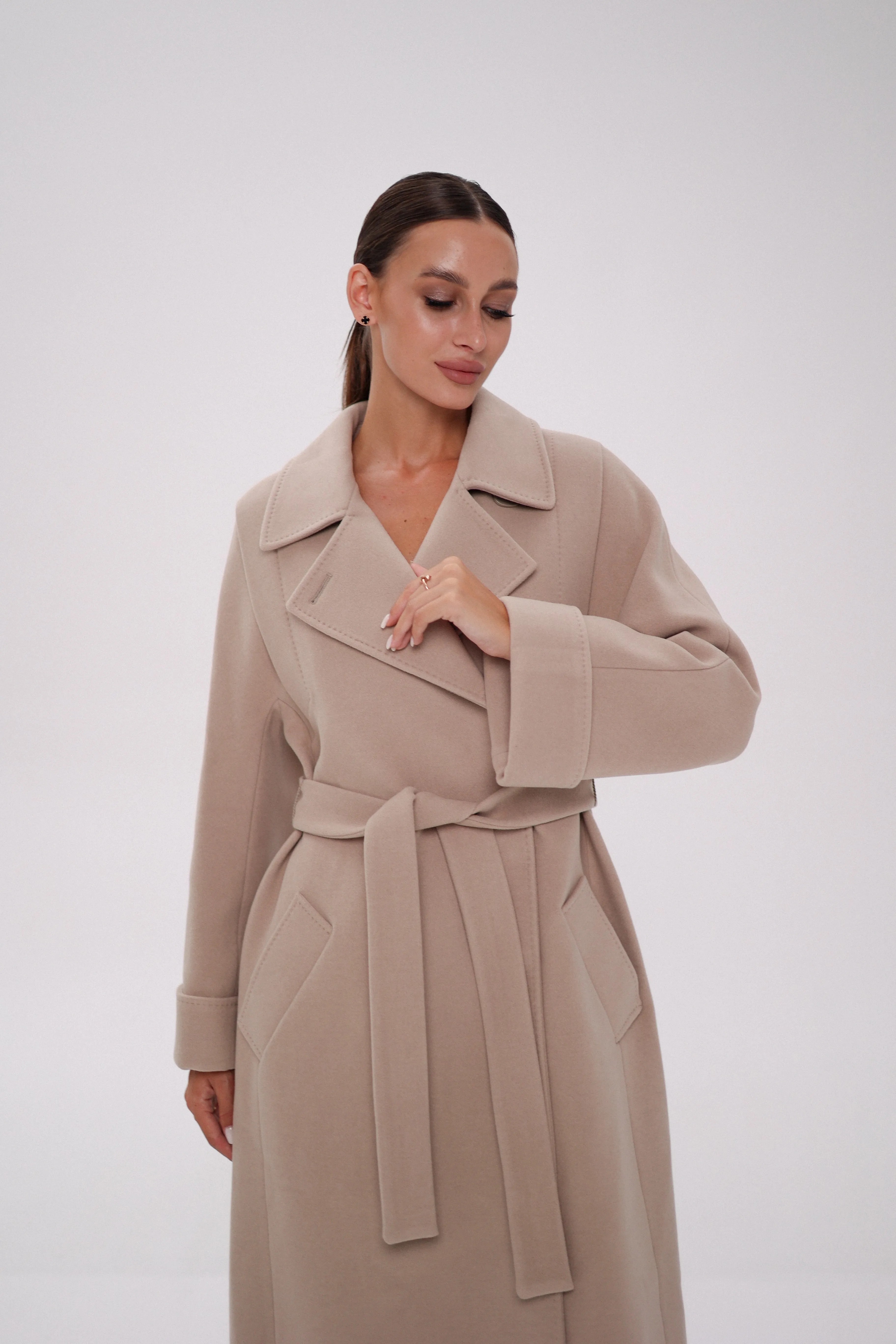 Florence Classic Cashmere Wool Blend Overcoat