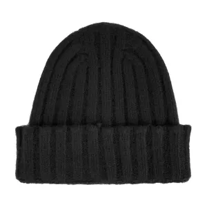 Made in Italy Pure Cashmere Ribbed Winter Hat