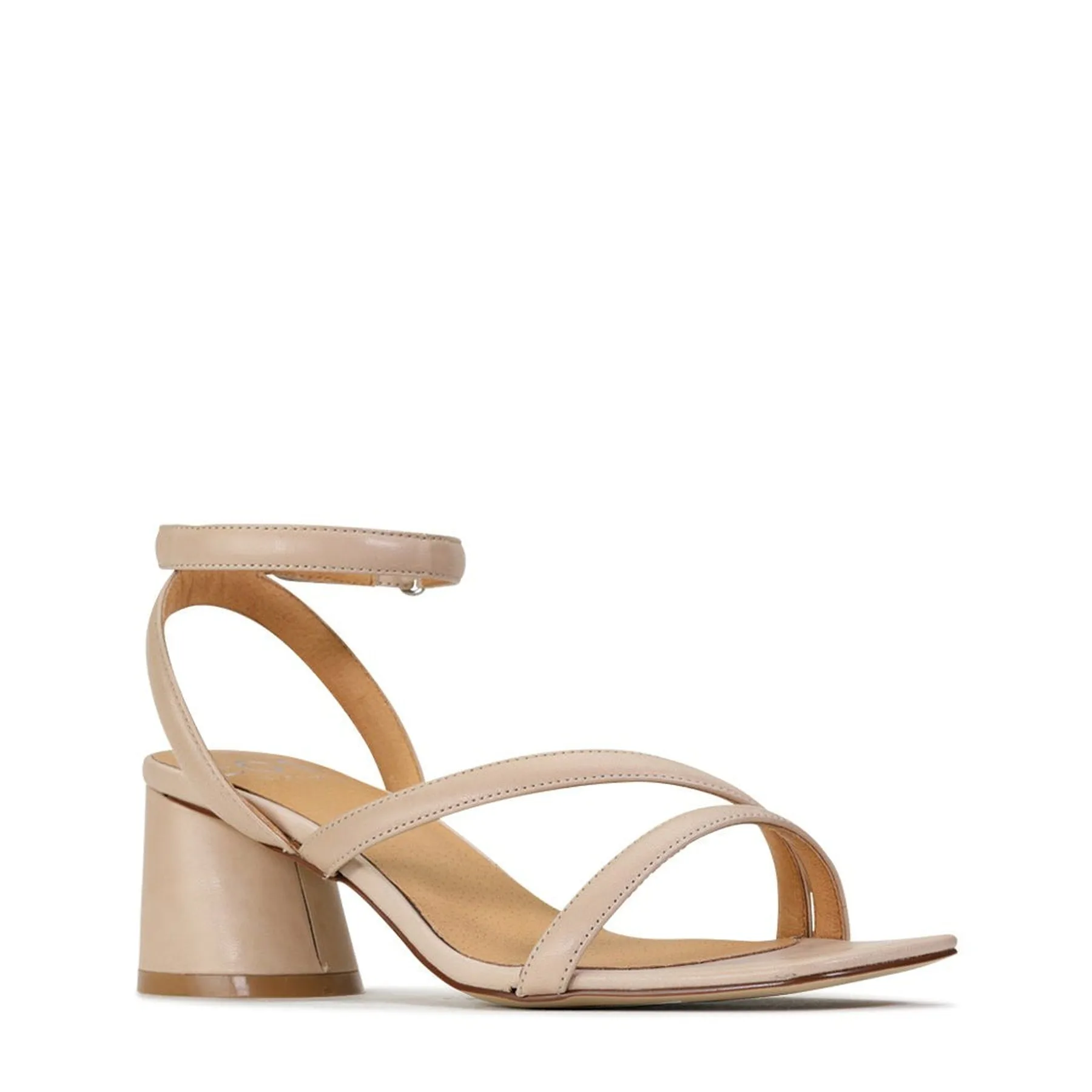 PETRICIA BLOCK HEEL SANDAL LEATHER