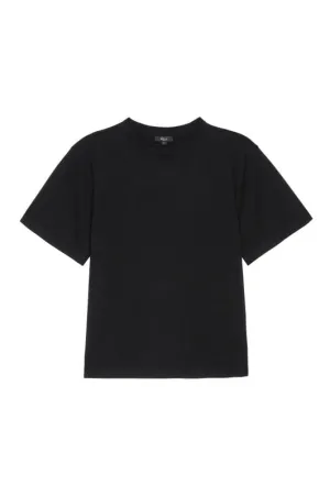 Rails - Cashmere short sleeve top in black