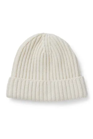 Rannoch Cream Cashmere Beanie