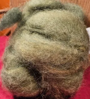 Roving RCC-9 Sea Green 100% Romney 2 ounces