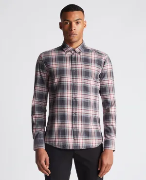 Slim Fit Checked Cotton Shirt