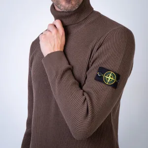 STONE ISLAND SWEATER 8115552C2 V0075 BROWN